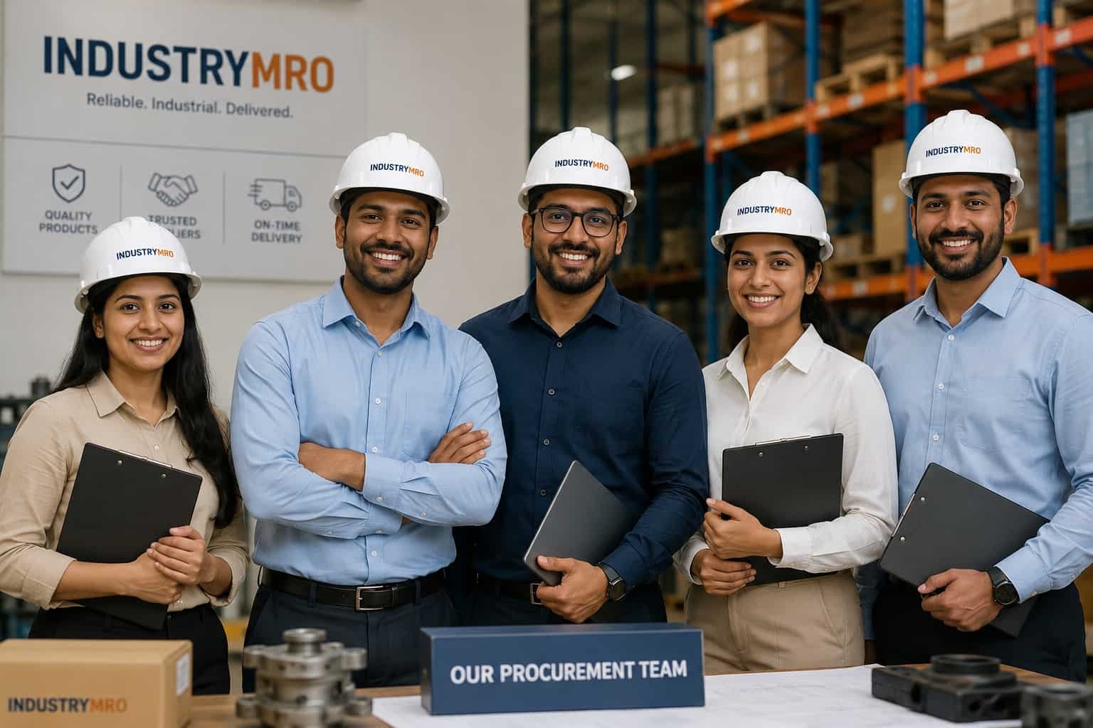 IndustryMRO team managing industrial procurement operations